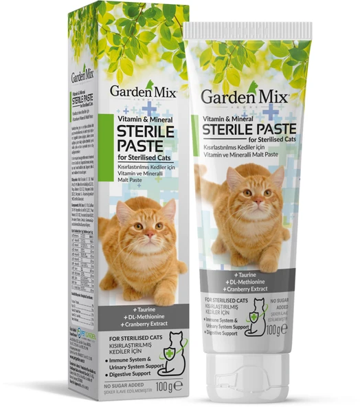 Garden Mix Kedi Steril Multivitamin Macun 100 Gram ürün görseli 1