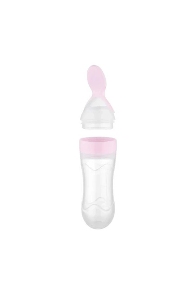 BABYJEM Sıkmalı Kaşık Pembe - Resim 2