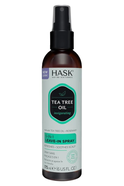 Hask Tea Tree Oil Canlandırıcı Çok Yönlü Durulanmayan Saç Spreyi 175ML ürün görseli 1