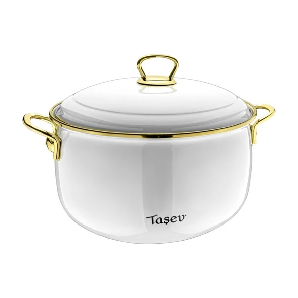 TAŞEV SULTAN TENCERE BEYAZ 24 CM ürün görseli 1
