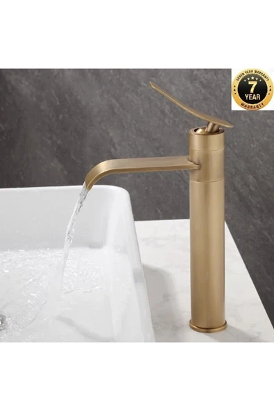 Banyo Çanak Lavabo Bataryası Antik Renk Şelale Model 7 Yıl Garantili Ithal ürün görseli 1