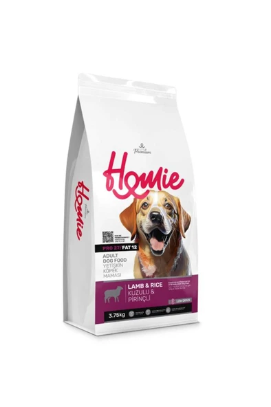 Homie Düşük Tahıllı Kuzulu ve Pirinçli Köpek Maması 3,75 Kg ürün görseli 1