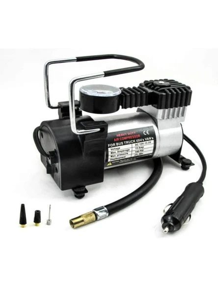METAL GÖVDE ARAÇ ÇAKMAKLIK HAVA KOMRESÖRÜ      12 VOLT ürün görseli 1