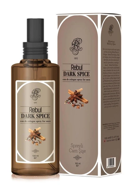 REBUL KOLONYASI DARK SPICE 125ml SPREYLI PET SISE ürün görseli 1
