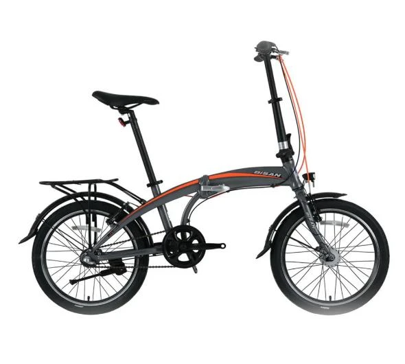 Bisan FX3500 NX 3  Katlanır Bisiklet Gri Turuncu ürün görseli 1