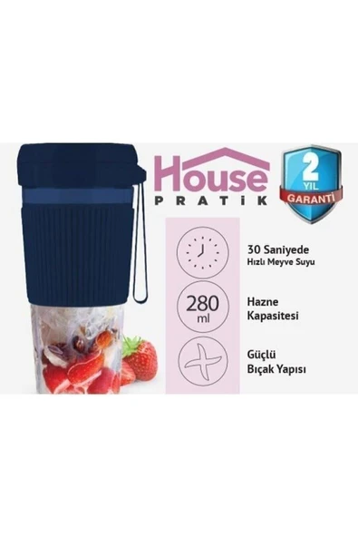 House Pratik HP38 Şarjlı Kişisel Blender ürün görseli 1