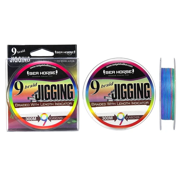 Sea Horse Jigging x9 0,14 300 Mt Multicalor ürün görseli 1