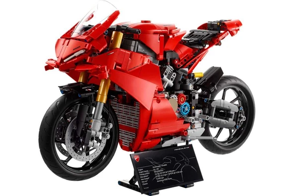 LEGO Technic 42202 Ducati Panigale V4 S Motorcycle - Resim 3