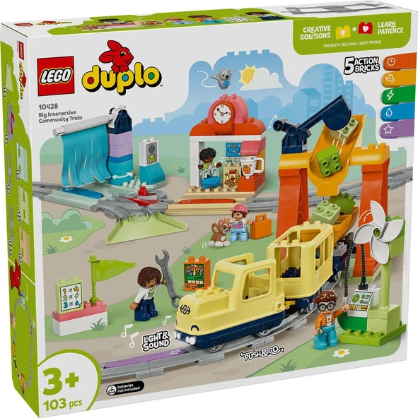 LEGO Duplo 10428 Big Interactive Community Train ürün görseli 1