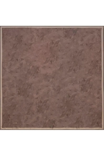 Bosphorus Çift Taraflı İpek Twill Eşarp 7208712-935 - Resim 5