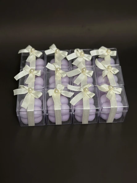 Bubble Mor Mum 12 Adet Süslü Hediyelik - Resim 3