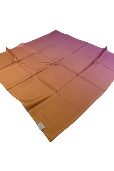Bosphorus Çift Taraflı İpek Twill Eşarp 7208712-931 - Resim 3