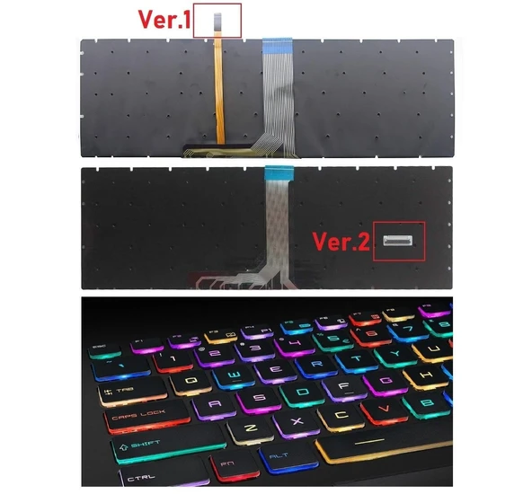 MSI GL73 8RE Klavye V1 Işıklı (RGB) ürün görseli 1