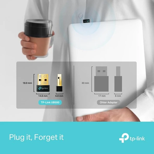TP-LINK UB500 v2 Bluetooth 5.3 Nano USB Adaptör - Resim 5
