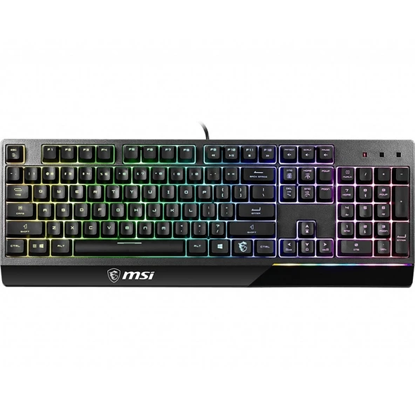 MSI GG Vigor GK30 TR USB Q Trk RGB Mekanik Hisli Siyah Gaming Klavye ürün görseli 1