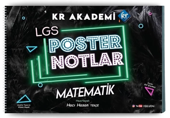 8. Sınıf LGS Matematik Poster Notlar KR Akademi ürün görseli 1