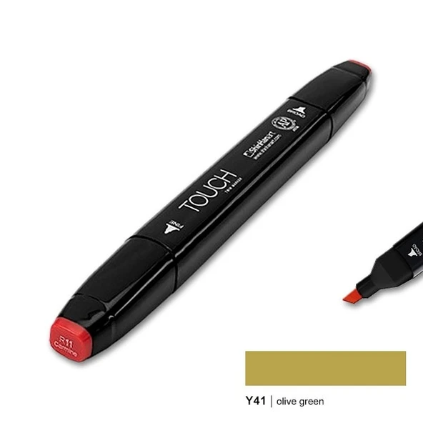 TOUCH TWIN MARKER Y41 OLIVE GREEN ürün görseli 1
