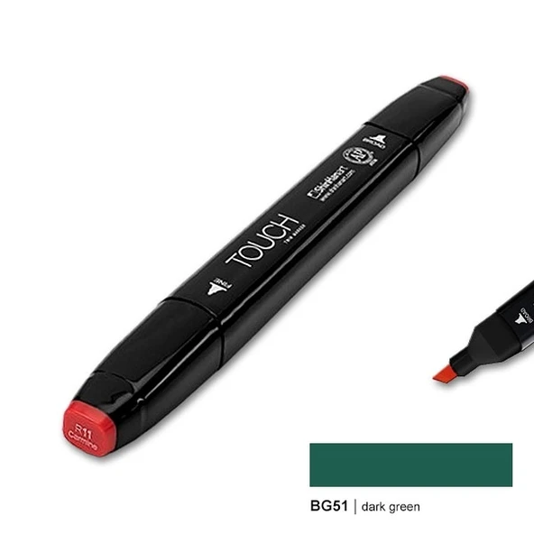 TOUCH TWIN MARKER BG51 DARK GREEN ürün görseli 1