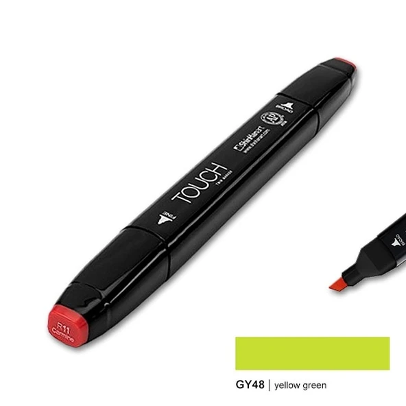 TOUCH TWIN MARKER GY48 YELLOW GREEN ürün görseli 1