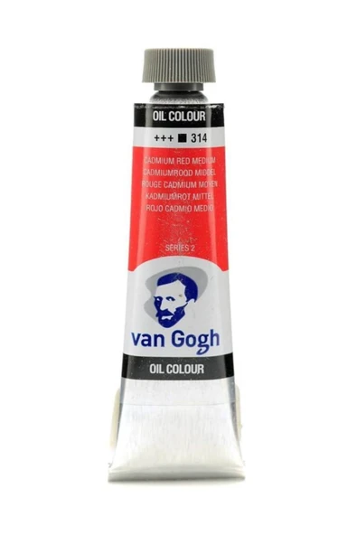 Van Gogh Yağlı Boya 200 ml. 314 Cadmium Red Medium ürün görseli 1