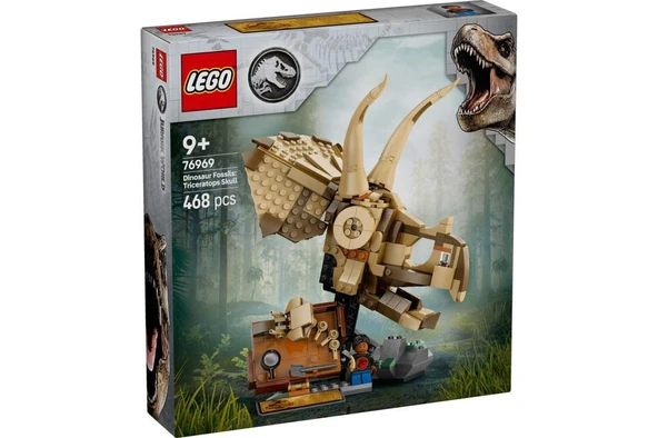 LEGO Jurassic World 76969 Dinosaur Fossils: Triceratops Skull ürün görseli 1