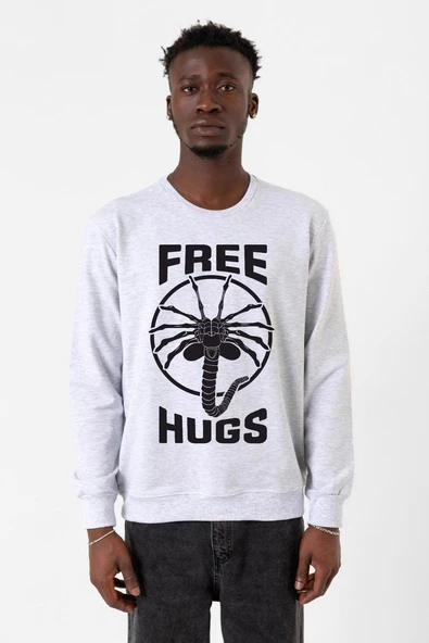 Free Facehugger Hugs Karmelanj Erkek 2ip Sweatshirt ürün görseli 1