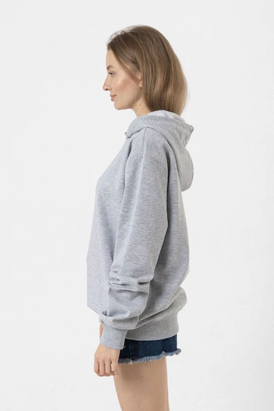 Fallout Lettern Grimelanj Kadın 3ip Kapşonlu Sweatshirt - Resim 4