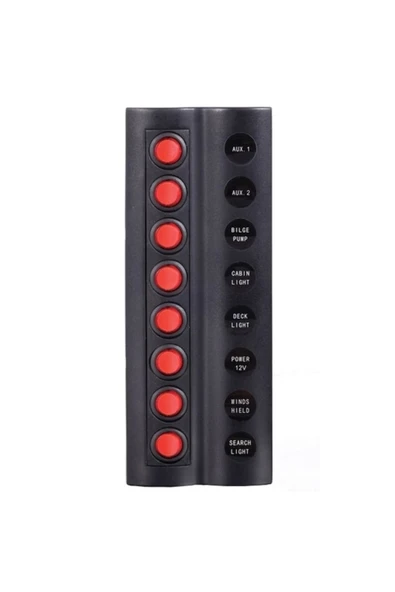 8'li Swıtch Panel Tekne, Yat Ve Karavan ürün görseli 1