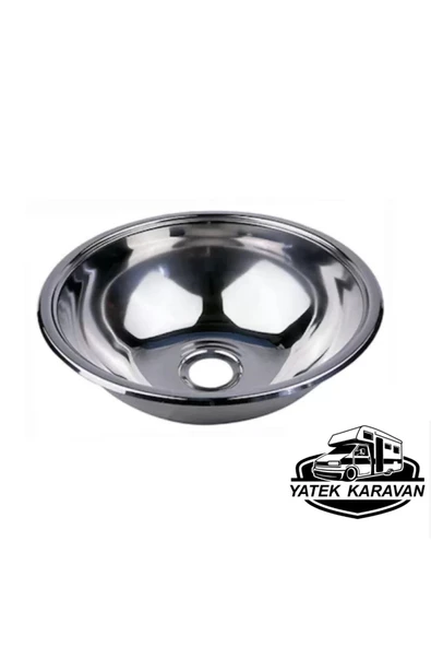 Tekne - Karavan için Evye Lavabo, Krom, 29 cm Yatek Karavan ürün görseli 1