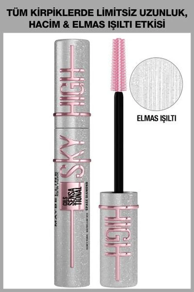 Maybelline New York Space Diamond Elmas Işıltılı Maskara ürün görseli 1