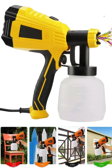 Profesyonel 950 W SX 6606 Elektrikli Sprey Boya Püskürtme Tabancası Dezenfektan Ilaçlama Makinesi ürün görseli 1