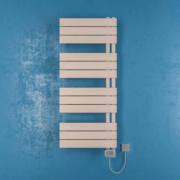 Malus Elektrikli Havlupan G:50 Cm Y:115 Cm EHT-LC Elektronik Termostat Kapuçino ürün görseli 1