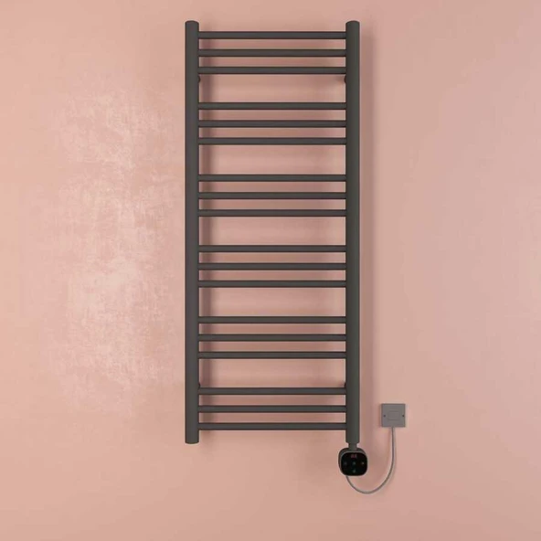 Karlina Elektrikli Havlupan G:50 Cm Y:120 Cm EHT-DC Elektronik Termostat Antrasit ürün görseli 1