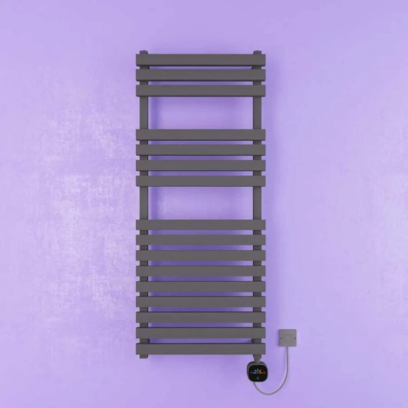 Datura Elektrikli Havlupan G:50 Cm Y:120 Cm EHT-AC Elektronik Termostat Antrasit ürün görseli 1