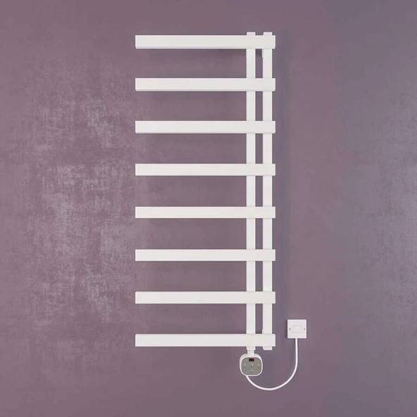 Lonicera Elektrikli Havlupan G:50 Cm Y:115 Cm EHT-DC Elektronik Termostat Beyaz ürün görseli 1