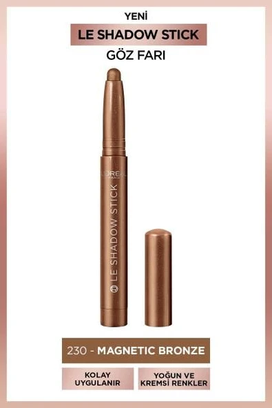 L'Oréal Paris Le Shadow Stick Göz Farı - 230 Magnetic Bronze ürün görseli 1
