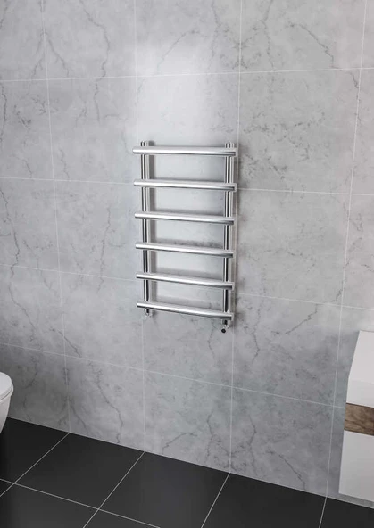Clover Çelik Dizayn Havlupan 600 X 850 Krom ürün görseli 1