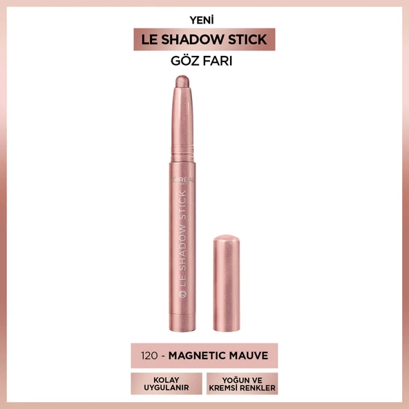 L'Oréal Paris Le Shadow Stick Göz Farı - 120 Magnetic Mauve ürün görseli 1