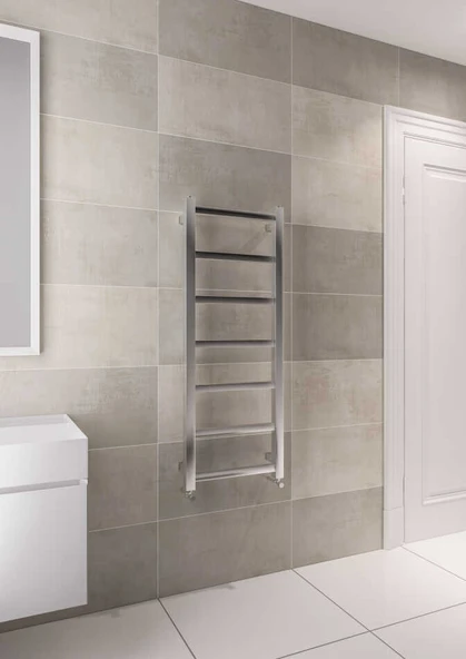 Kerria Çelik Dizayn Krom Havlupan 450 X 1200 Krom ürün görseli 1