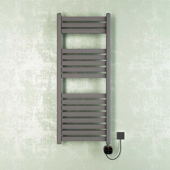 Morus Elektrikli Havlupan G:50 Cm Y:120 Cm EHT-DC Elektronik Termostat Antrasit ürün görseli 1