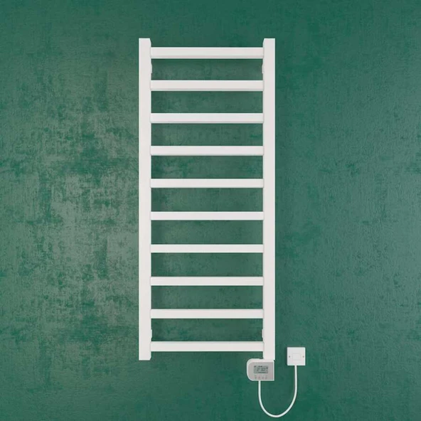 Kerria Elektrikli Havlupan G:50 Cm Y:120 Cm EHT-LC Elektronik Termostat Beyaz ürün görseli 1