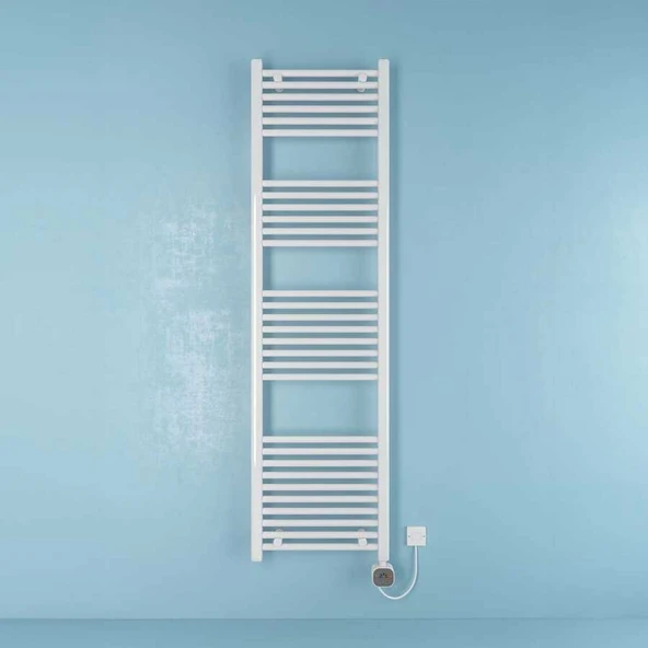 Bella Elektrikli Havlupan G:50 Cm Y:180 Cm EHT-AC Elektronik Termostat Beyaz ürün görseli 1