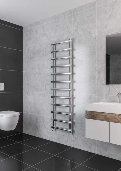 Clover Çelik Dizayn Havlupan 500 X 1750 Krom ürün görseli 1