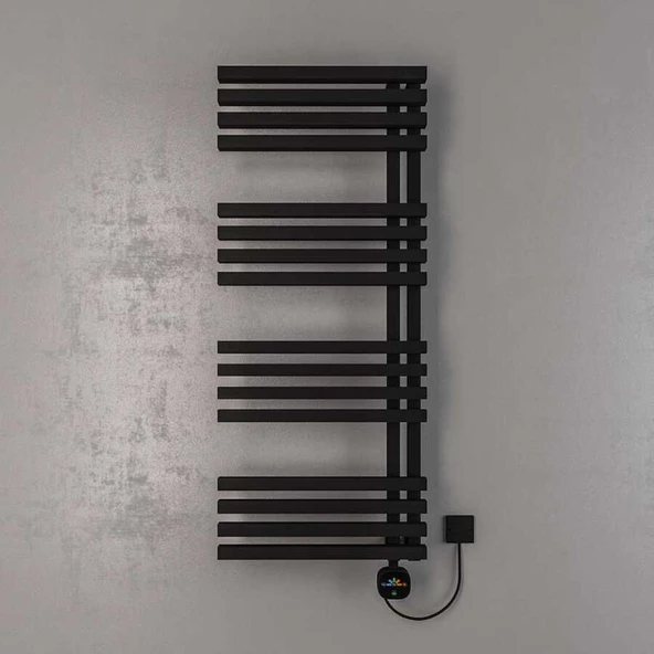 Linum Elektrikli Havlupan G:50 Cm Y:120 Cm EHT-AC Elektronik Termostat Siyah ürün görseli 1