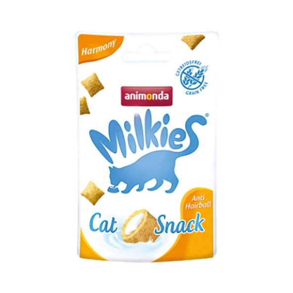 Animonda Milkies Harmony Hairball Glütensiz Kedi Ödülü 30 gr ürün görseli 1