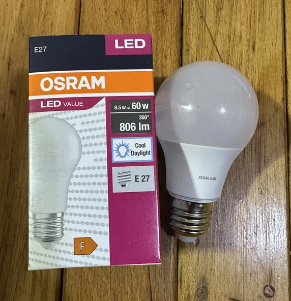 Osram 8.5 e 60w led ampul ürün görseli 1