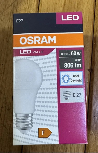 Osram 8.5 e 60w led ampul - Resim 2