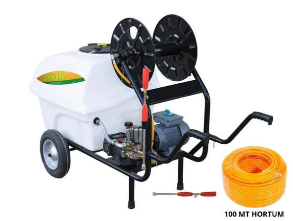 Gardenpro GP200E Elektrikli İlaçlama Makinası 200 Lt + 100 mt Hortum ürün görseli 1