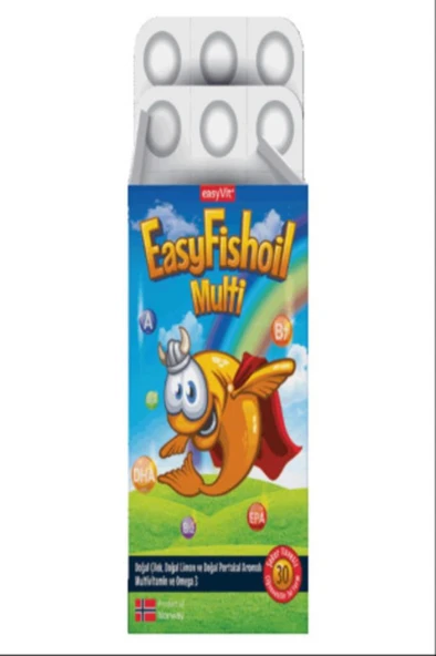Easyvit Multi Omega 3 Çiğnenebilir Jel Formda 30 Tablet - Resim 2