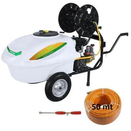 Gardenpro Benzinli Basınçlı İlaçlama Makinası 200 Lt + 50 mt İlaçlama Hortumu ürün görseli 1